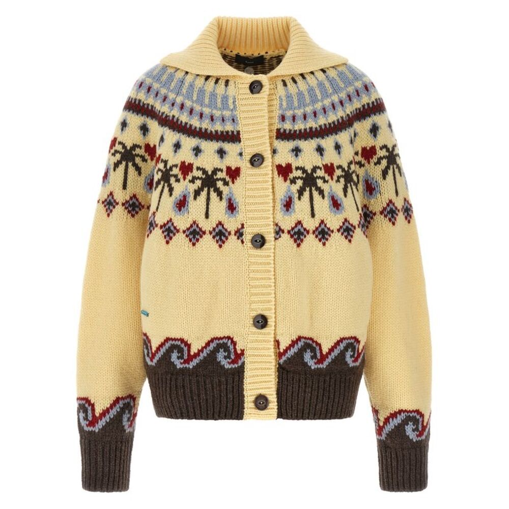 Alanui Multicolor Virgin Wool Women's Cardigan